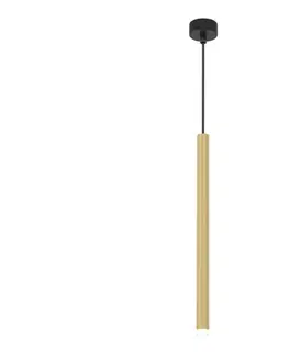 Svietidlá  Luster na lanku MONZA 1xG9/8W/230V zlatá MLP8839