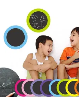 Tabule pre popis kriedou Tabuľová nálepka - Kruh vo farbách