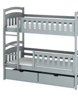 Poschodové postele Posteľ Ignas 80x160 grey