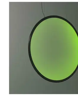 Svietidlá Artemide 1994330APP - LED RGBW Stm. luster na lanku DISCOVERY LED/79W/230V čierna 1994330APP
