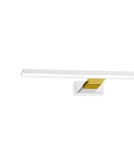 Kúpeľňové zrkadlá  LED Kúpeľňové osvetlenie zrkadla SHINE LED/13,8W/230V 60 cm IP44 biela/zlatá ML7884