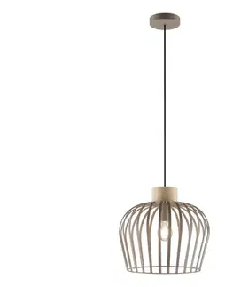 Svietidlá Brilliant - Luster na lanku NORDIC CAGE 1xE27/20W/230V pr. 35 cm béžový 51552/22