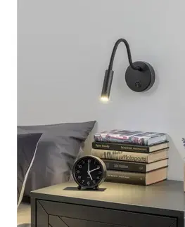 Svietidlá BRILAGI - LED Flexibilná nástenná lampa MAYA LED/3W/230V 4000K čierna BRI078