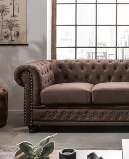 Pohovky a gauče Chesterfield pohovka 3-miestna MIDAS Dekorhome