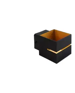 Svietidlá  Nástenné svietidlo COSTA 1xG9/35W/230V čierna/medená COSTA BLACK-GOLD