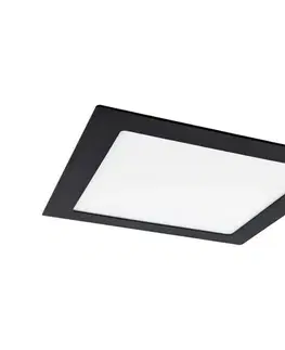 Svietidlá Greenlux LED Podhľadové svietidlo VEGA LED/12W/230V 2900/3900/5800K 17,5x17,5 cm čierna 