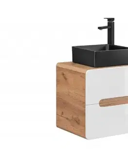 Skrinky s umývadlom ArtCom Kúpeľňová skrinka s umývadlom ARUBA White U60/2 | 60 cm