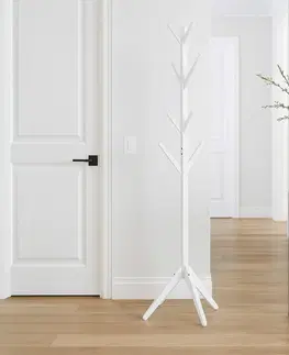 Nemý sluha Vešiak HANG ON 175 cm, biely