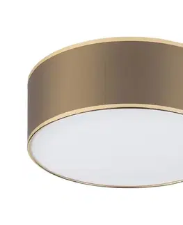 Svietidlá  Stropné svietidlo SIRJA DOUBLE 2xE14/15W/230V, priemer 35 cm, hnedá/zlatá LM-1.183/CAMELEO