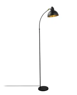 Lampičky Stojacia lampa Varzan - 10855, čierna