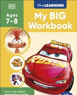 Príprava do školy, pracovné zošity Disney Learning Big Workbook Ages 7-8 (Year 3) - DK