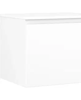 Kúpeľňový nábytok MEXEN/S - Orio kúpeľňová skrinka pod umývadlo 60 cm s doskou, 1 šuplík, biela mat 91A10-06047-1-BFC01