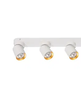 Svietidlá  Bodové svietidlo ANDY 4xGU10/8W/230V biela/zlatá ML9938
