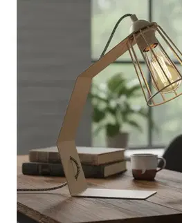 Lampy  Stolná lampa NANDO 1xE27/15W/230V béžová LN-1.320/BEŻ