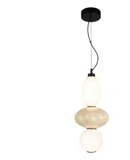 Svietidlá  LED Luster na lanku ASCOLI LED/18W/230V pr. 20 cm béžová ML1420