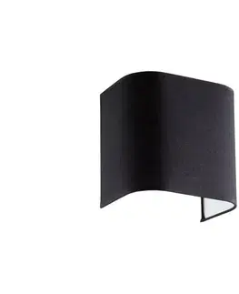 Lampy Ideal Lux - Náhradné tienidlo k nástennej lampe GEA čierna 239590