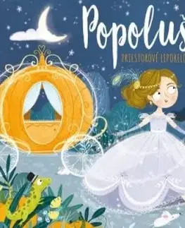Leporelá, krabičky, puzzle knihy Popoluška - priestorové leporelo