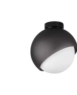Svietidlá Ideal Lux - Stropné svietidlo BLOOM 1xE27/42W/230V pr. 22 cm čierna 366586