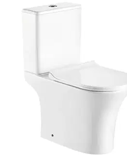 Záchody KERRA - WC kompakt Makalu (so sedadlom) 5907548118110