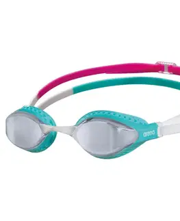 Plavecké okuliare Arena Airspeed Mirror silver-turquoise