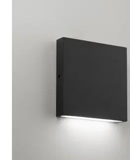 LED osvetlenie Ideal Lux - LED vonkajšie nástenné svietidlo POST-IT LED/3W/12V CRI 90 čierne 335919