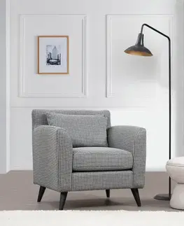 Kreslá Kreslo ušiak Nordic Armchair - Patterned