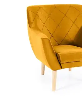 Kreslá Kreslo KIER 1 VELVET buk Signal