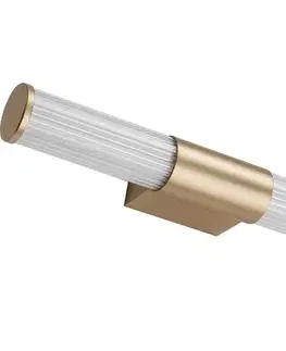 Kúpeľňové zrkadlá Rabalux 75104 - LED osvetlenie zrkadla do kúpeľne CALYN LED/8W/230V IP44 zlatá 75104