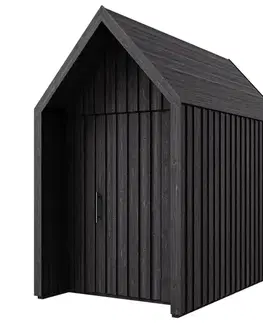Drevené domčeky na záhradu Záhradný domček Swedish Barn 1629 čierna V1