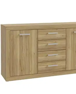 Komody do spálne Komoda Talino 2d4s Dub Mauvella  Tbbk231-D108