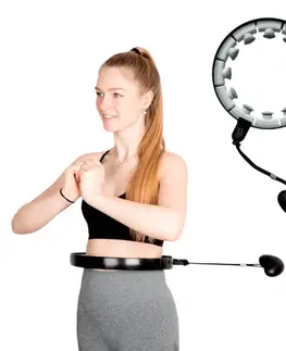 Ostatné fitness náradie Masážna obruč inSPORTline Weight Hoop Feel 69-108 cm
