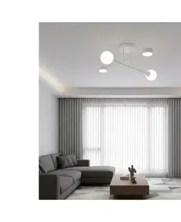 Svietidlá EMIBIG Prisadený luster HOLON 2xG9/8W/230V + 2xGX53/12W biela 1559/4