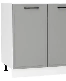 Kuchynské skrinky stojace Kuchynská skrinka Emily D80ZL Dast Grey