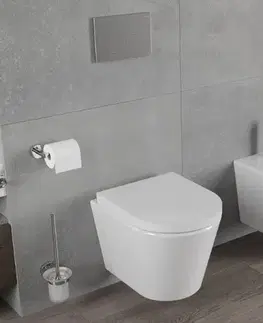 Záchody MEXEN/S - WC predstenová inštalačná sada Fenix Slim s misou WC Rico + sedátko softclose, biela 61030478000