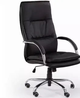 Otočné kreslá Kancelárske kreslo Stanley čierna