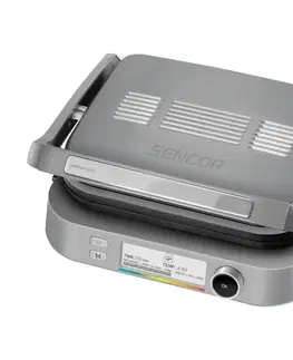Predlžovacie káble Sencor kontaktný gril 2100W/230V matný chróm 41010152