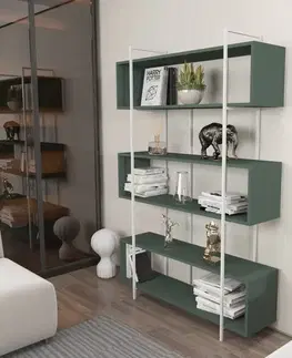 Knižnice Knižnica Bruti - Green, White
