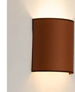 Svietidlá BRILAGI - Nástenné svietidlo SEMI 1xE27/15W/230V pr. 20 cm hnedá 608947