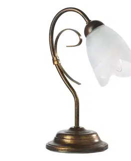 Lampy ONLI - Stolná lampa ODINO 1xE14/6W/230V 30 cm 4623/L
