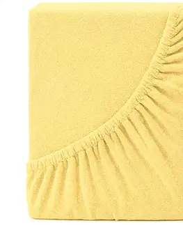 Plachty 4Home froté prestieradlo Ideál žltá, 70 x 140 cm