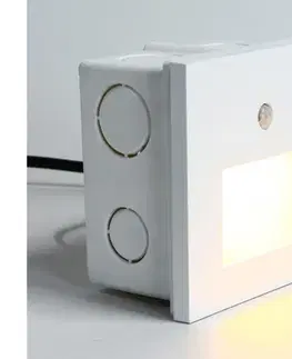 Svietidlá Emithor  - LED Schodiskové svietidlo so senzorom SUNNY LED/1W/230V biela 