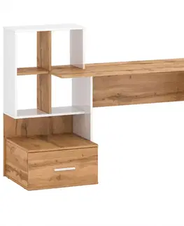 Moderné kancelárske stoly Písací stôl Stil 3 votan/biely