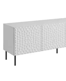 TV stolíky CAMA MEBLE Hole 190 tv stolík biela