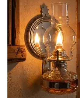Lampy BRILAGI - Petrolejová lampa so zrkadlom MERLIN, lesklý chróm 8590828169239