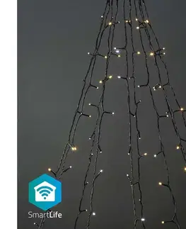 Vianočné osvetlenie  SmartLife LED Wi-Fi Teplá až studená biela 200 LED 10 x 2 m Android/IOS WIFILXT02W200