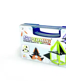 Magnetické stavebnice Supermag Magnetická stavebnica Technicolor 50 Case