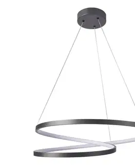 Svietidlá  LED Luster na lanku ZEFIRA LED/52W/230V 4000K pr. 60 cm antracit 328175