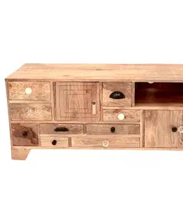 TV stolíky TV stolík Manu 120x50x45 indický masív mango