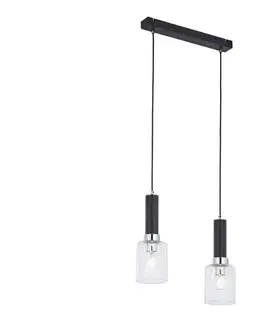 Svietidlá Jupiter 1868 - TU2 - Luster na lanku TULUZA 2xE27/60W/230V strieborná 1868