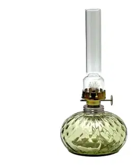 Lampy Floriánova huť Petrolejová lampa ELIŠKA 20 cm lesná zelená 110-0270-0001-12-03-000